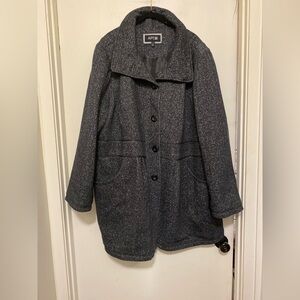 Apt. 9 Women's Charcoal Pea Coat